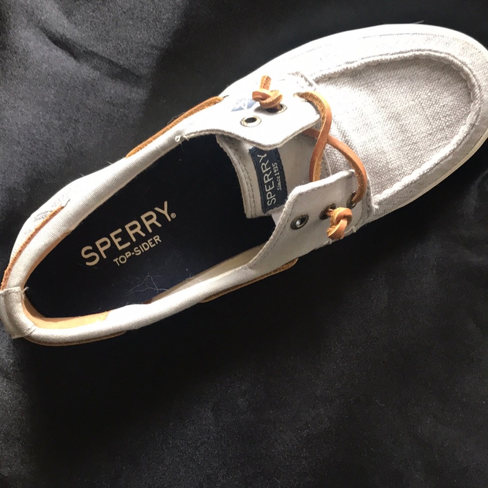 Gray boat shoes